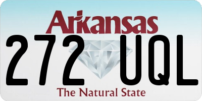 AR license plate 272UQL