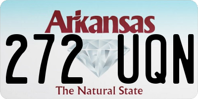 AR license plate 272UQN