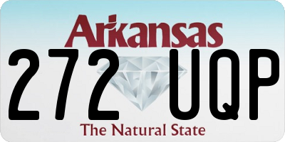 AR license plate 272UQP