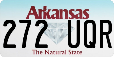 AR license plate 272UQR