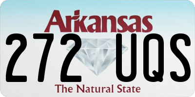 AR license plate 272UQS