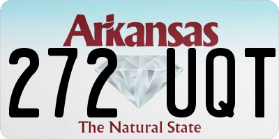 AR license plate 272UQT