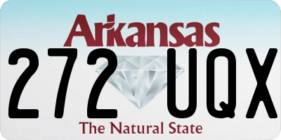 AR license plate 272UQX