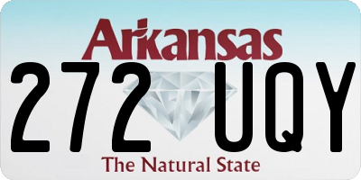 AR license plate 272UQY