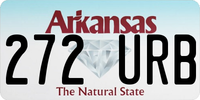 AR license plate 272URB