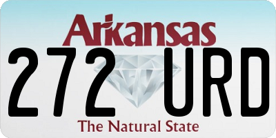 AR license plate 272URD