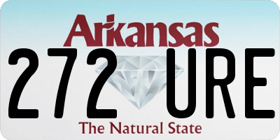 AR license plate 272URE