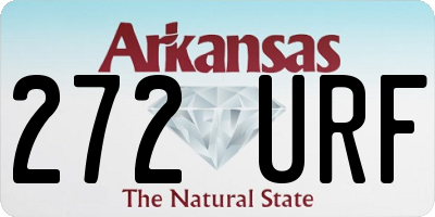 AR license plate 272URF