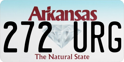 AR license plate 272URG