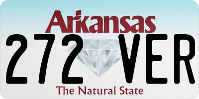 AR license plate 272VER