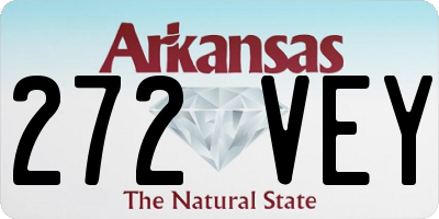 AR license plate 272VEY