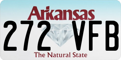 AR license plate 272VFB