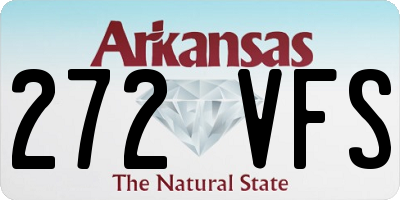 AR license plate 272VFS