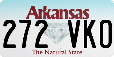 AR license plate 272VKO