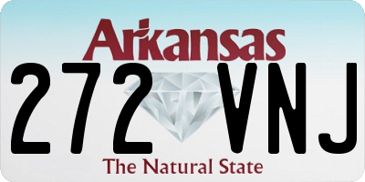 AR license plate 272VNJ