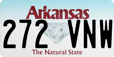 AR license plate 272VNW