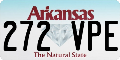 AR license plate 272VPE