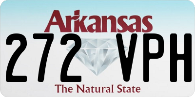 AR license plate 272VPH