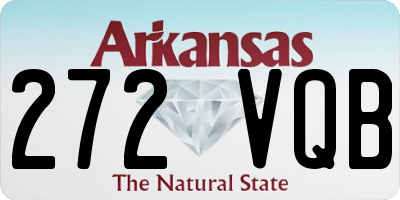 AR license plate 272VQB