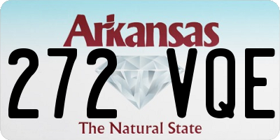 AR license plate 272VQE