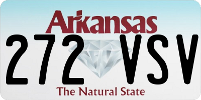 AR license plate 272VSV