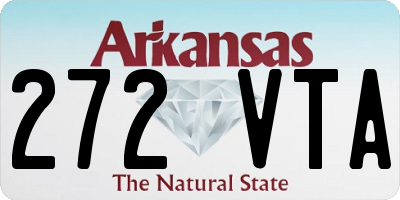 AR license plate 272VTA