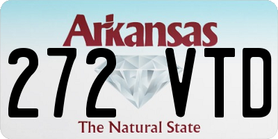 AR license plate 272VTD