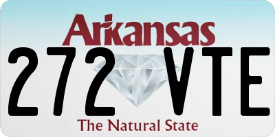 AR license plate 272VTE