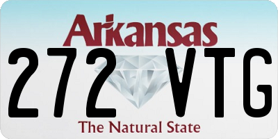 AR license plate 272VTG