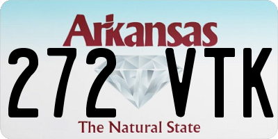 AR license plate 272VTK