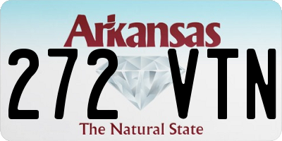 AR license plate 272VTN