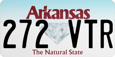 AR license plate 272VTR