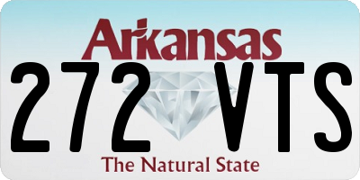 AR license plate 272VTS
