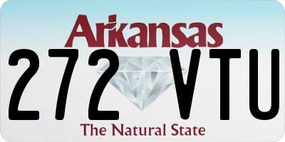AR license plate 272VTU