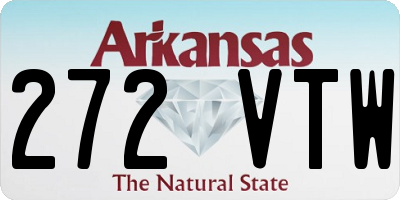 AR license plate 272VTW