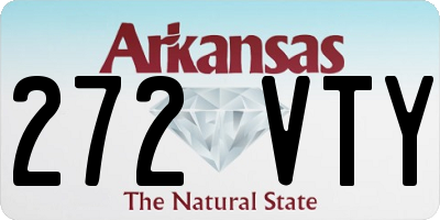 AR license plate 272VTY