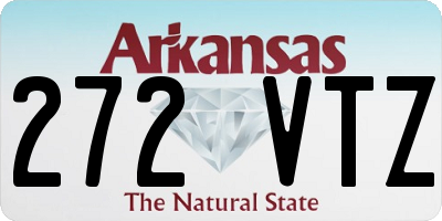 AR license plate 272VTZ