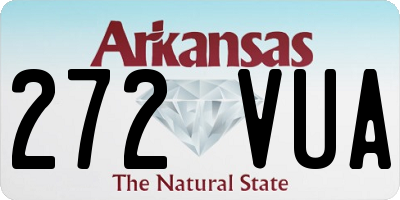 AR license plate 272VUA