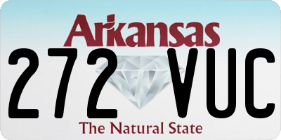 AR license plate 272VUC