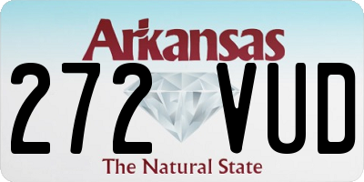 AR license plate 272VUD