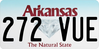 AR license plate 272VUE