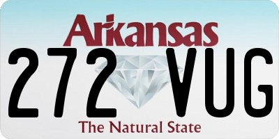 AR license plate 272VUG