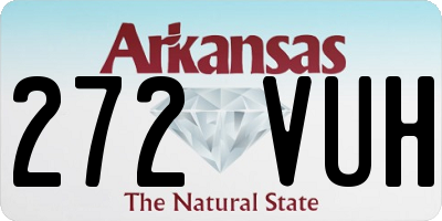 AR license plate 272VUH