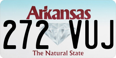AR license plate 272VUJ