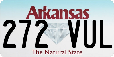 AR license plate 272VUL