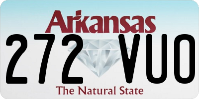 AR license plate 272VUO