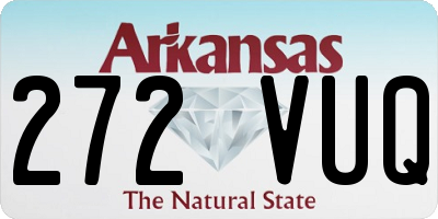 AR license plate 272VUQ