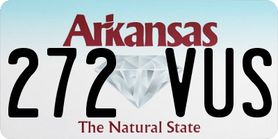 AR license plate 272VUS