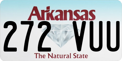 AR license plate 272VUU