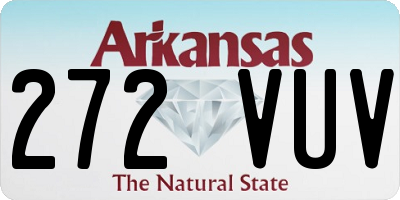 AR license plate 272VUV